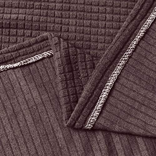 Veemoon 2pcs Sofa Chair Arm Protective Covers, Armchair Covers Protectors Anti-Slip Armchair Slipcover Stretch Sofa Arm Dust Cover Polyester Caps for Home Office (Dark Brown) - Image 8