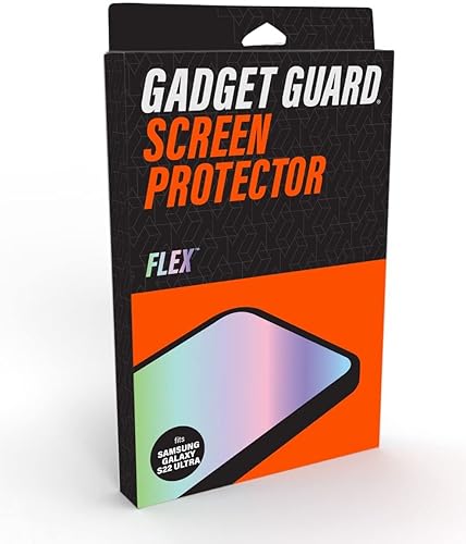 Miniatura 2 de Gadget Guard Flex - Protector de pantalla para Samsung S22 Ultra - Protector de pantalla inastillable, 5 veces más fuerte que el vidrio templado,