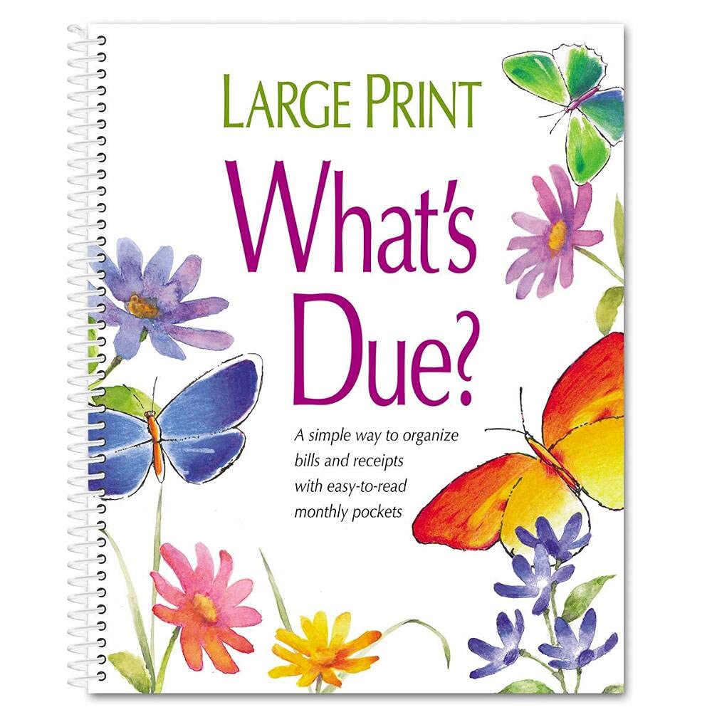 Product Concept Mfg., Inc.Large Print What's Due Organizer