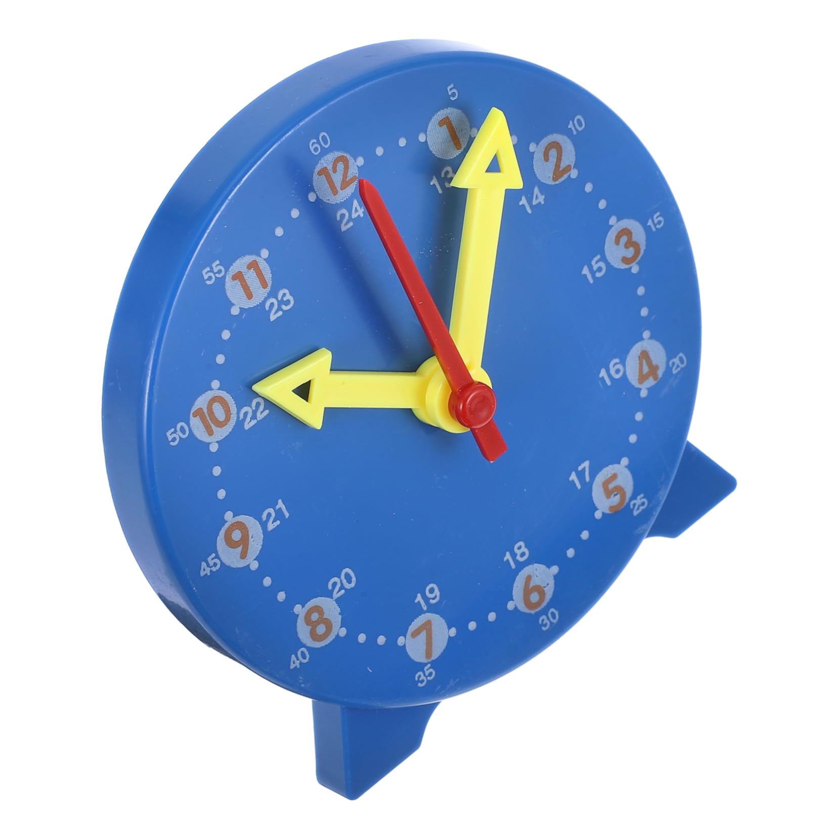 SEWACC Telling Clock for Early Education Analog Clock for Learning Concepts DIY Educational Wall Clock Model for Playroom Decor