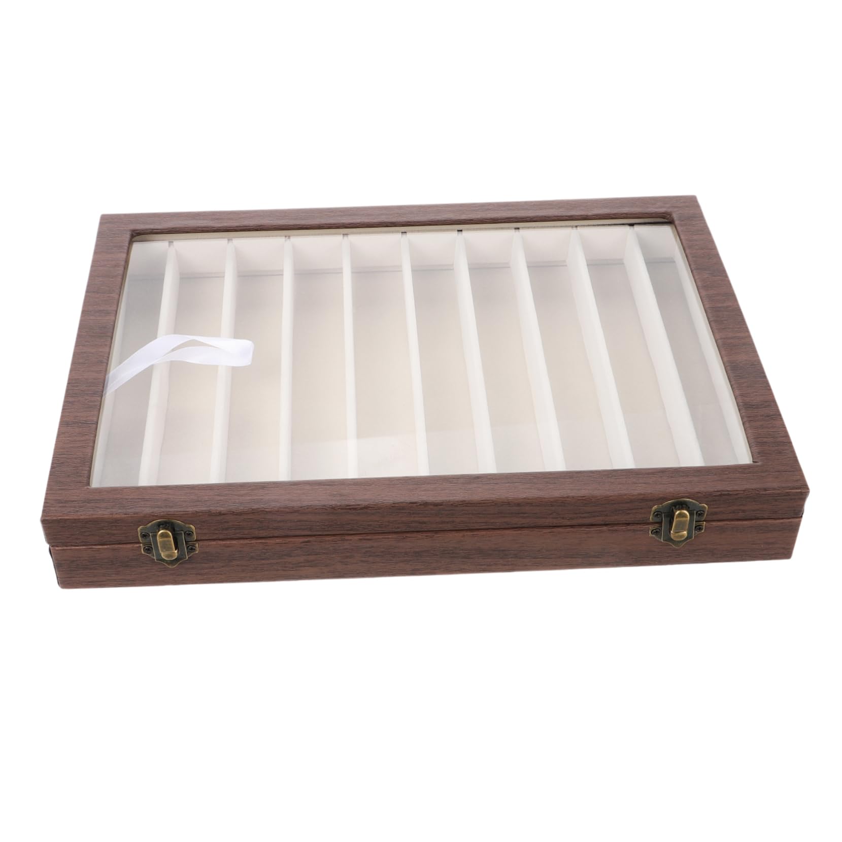 Rangement pour bracelets en bois à 10 grilles pour éviter les nœuds