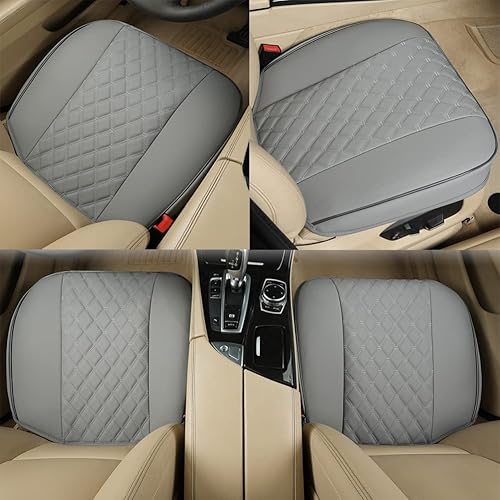 Miniatura 2 de Black Panther - Funda de lujo de PU para base de asiento delantero de coche en cuero sintético, compatible con 90% de vehículos (Sedan, SUV,