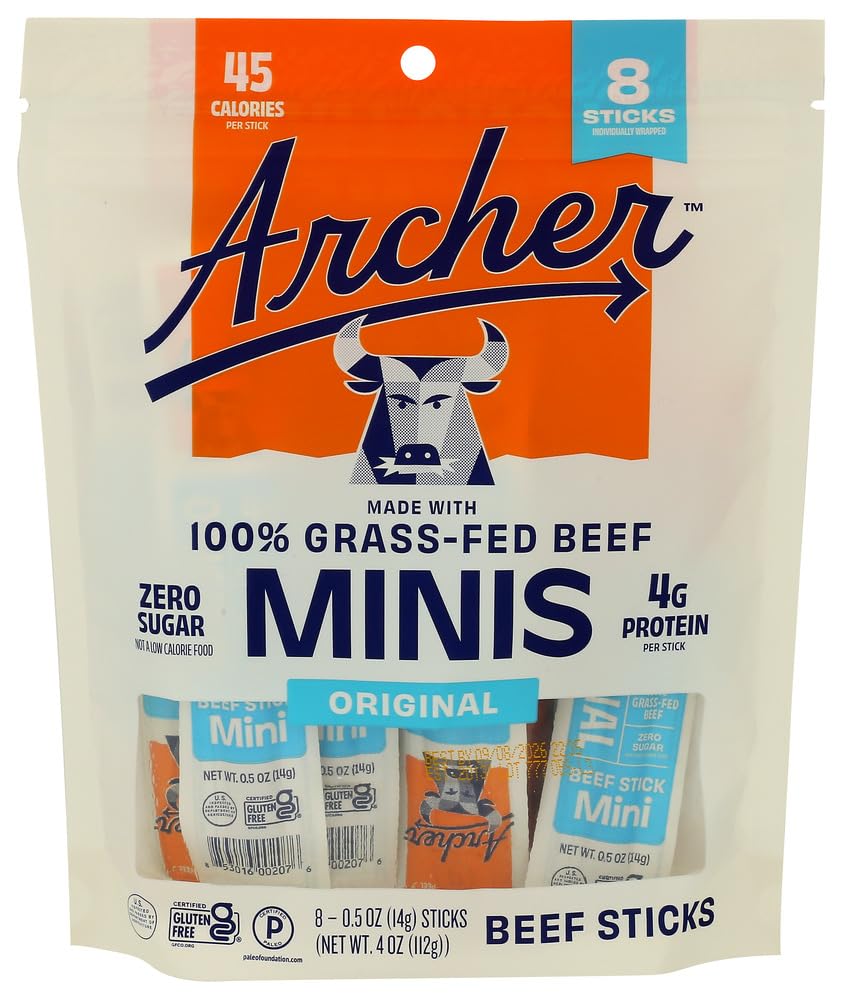 Country Archer Original Mini Beef Sticks, 4 OZ