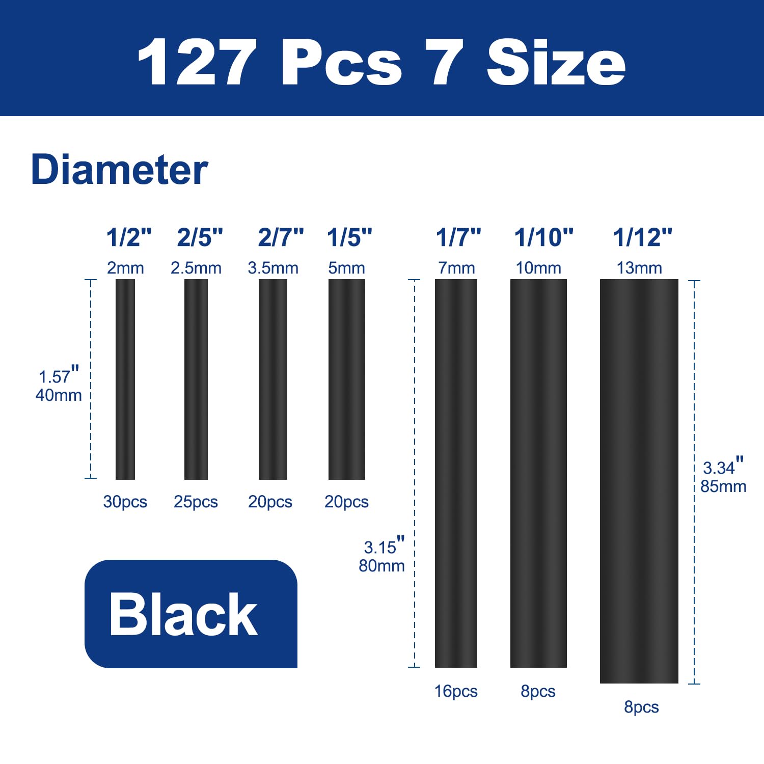 Invincible Marine Heat Shrink Connector Kit, 42-Pieces