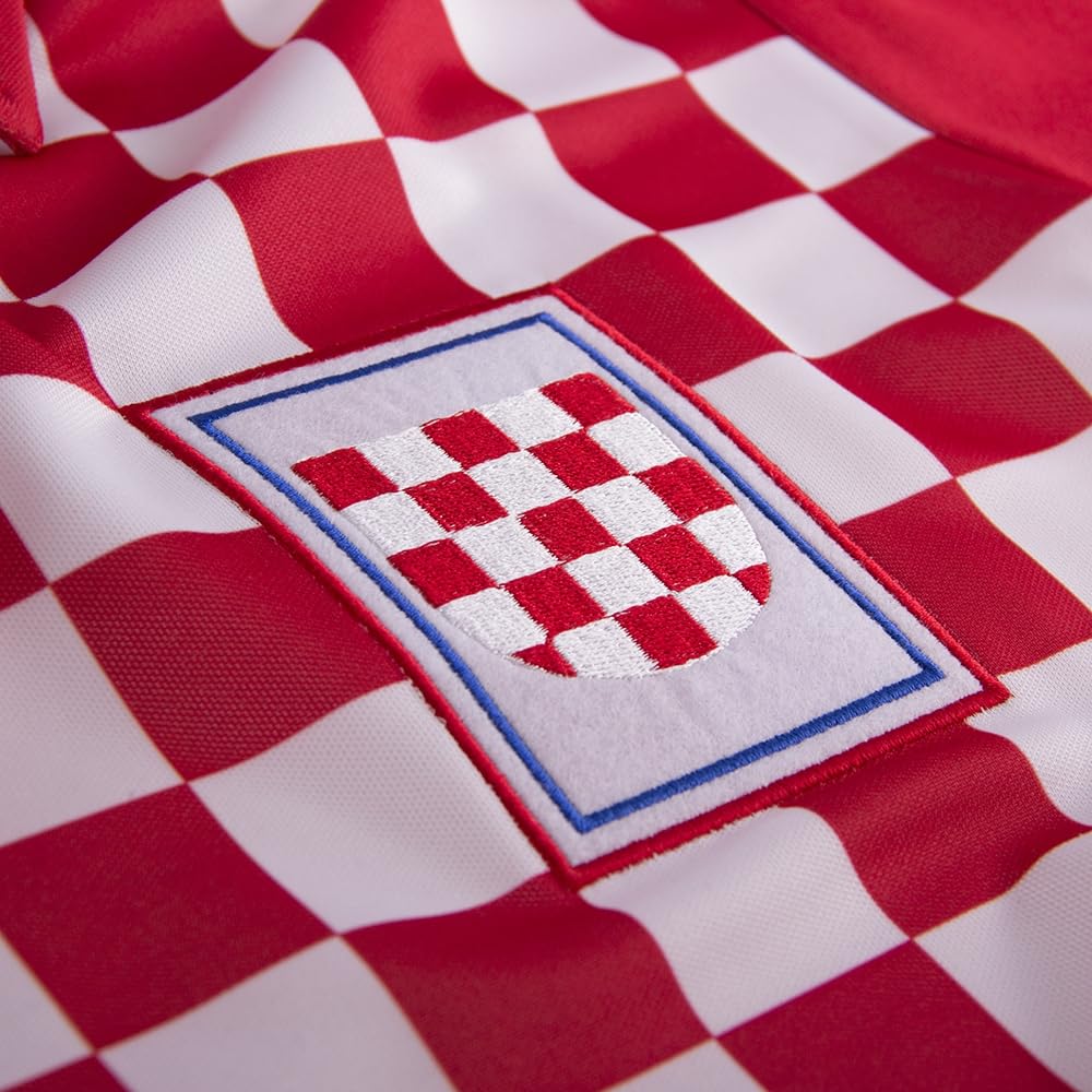 COPA - Kroatien 1990 - Retro Fußballtrikot - Herren - Rot - Weiß
