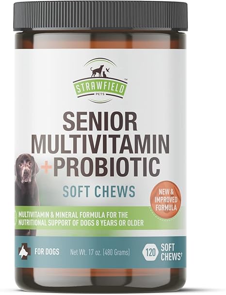 Amazon.com : Senior Dog Vitamins and Supplements -120 Grain ...