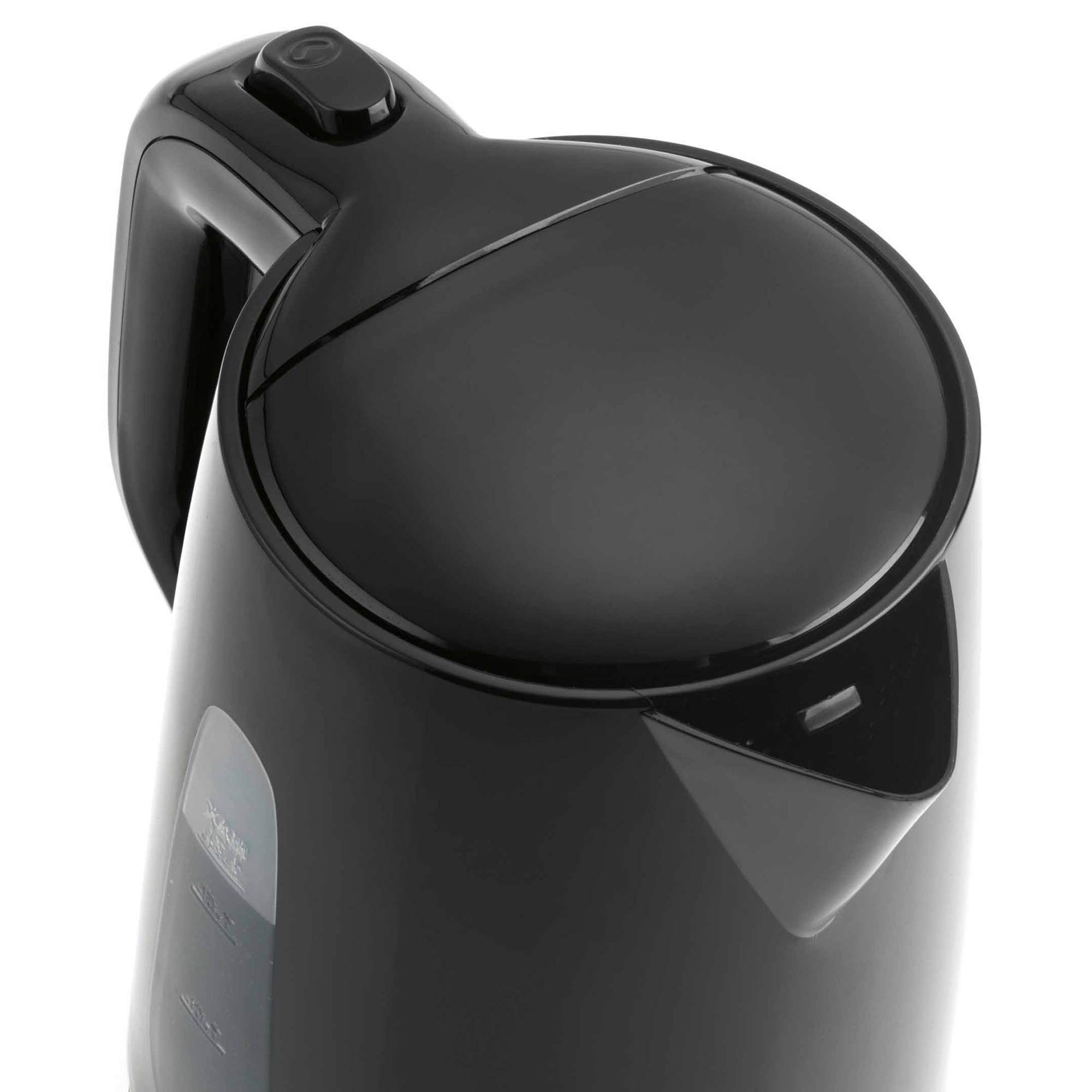 Bollitore Elettrico Progress® Deco EK2898P-VDE - 1,7 L, 3000 W, Nero/Acciaio Inox, Base 360°, Spegnimento Automatico, Spina Europea