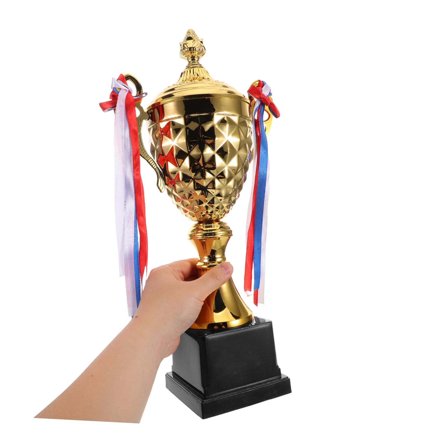 Eleganter Goldener Siegerpokal aus Metall mit Klassischer Form für Sportwettkämpfe und Vielseitige Auszeichnungen Langlebig und Moderates Gewicht für Athleten