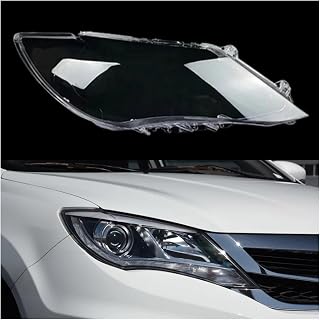 Mcsstore Headlamp Case Compatible for BYD S7 2015 2016 2017 Front Headlight Transparent Cover Clear Lamp Caps Lampshade Auto Head Light Lens Shell