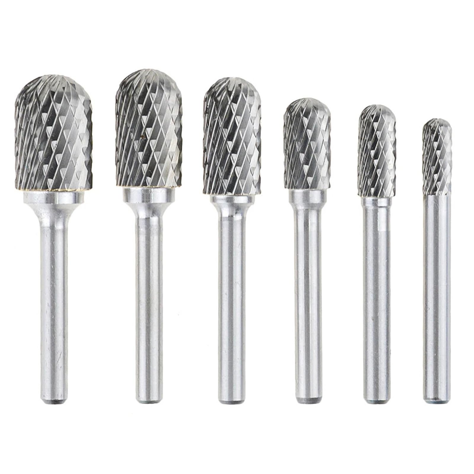 NWPNLXEA C-Type Alloy Rotary File Cylindrical Double Groove Tungsten Steel Grinding 1Pcs(CX0820M06) NWPNLXEA