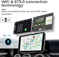 Vista 6 de Adaptador inalámbrico de Car-Play AI Box para automóvil con cable OEM, caja multimedia para automóvil Biorunn Convertir con cable a inalámbrico