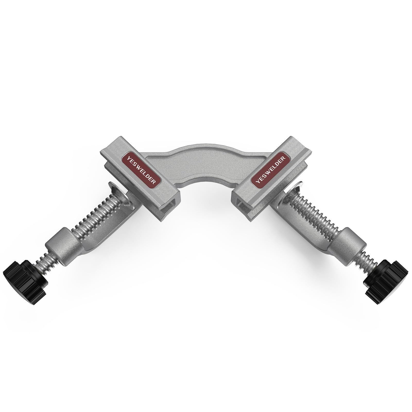 YESWELDER 90° Tube Clamp, Aluminum Alloy Right Angle Corner Clamp for Welding, Woodworking, DIY Projects, Cabinet Making