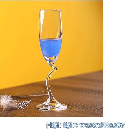 Miniatura 6 de Vasos de vidriovasos de vidrio para cóctel, diseño elegante, copa de vino tinto, copas de jugo, vasos de jugo reutilizables y duraderos de 5.46 onzas