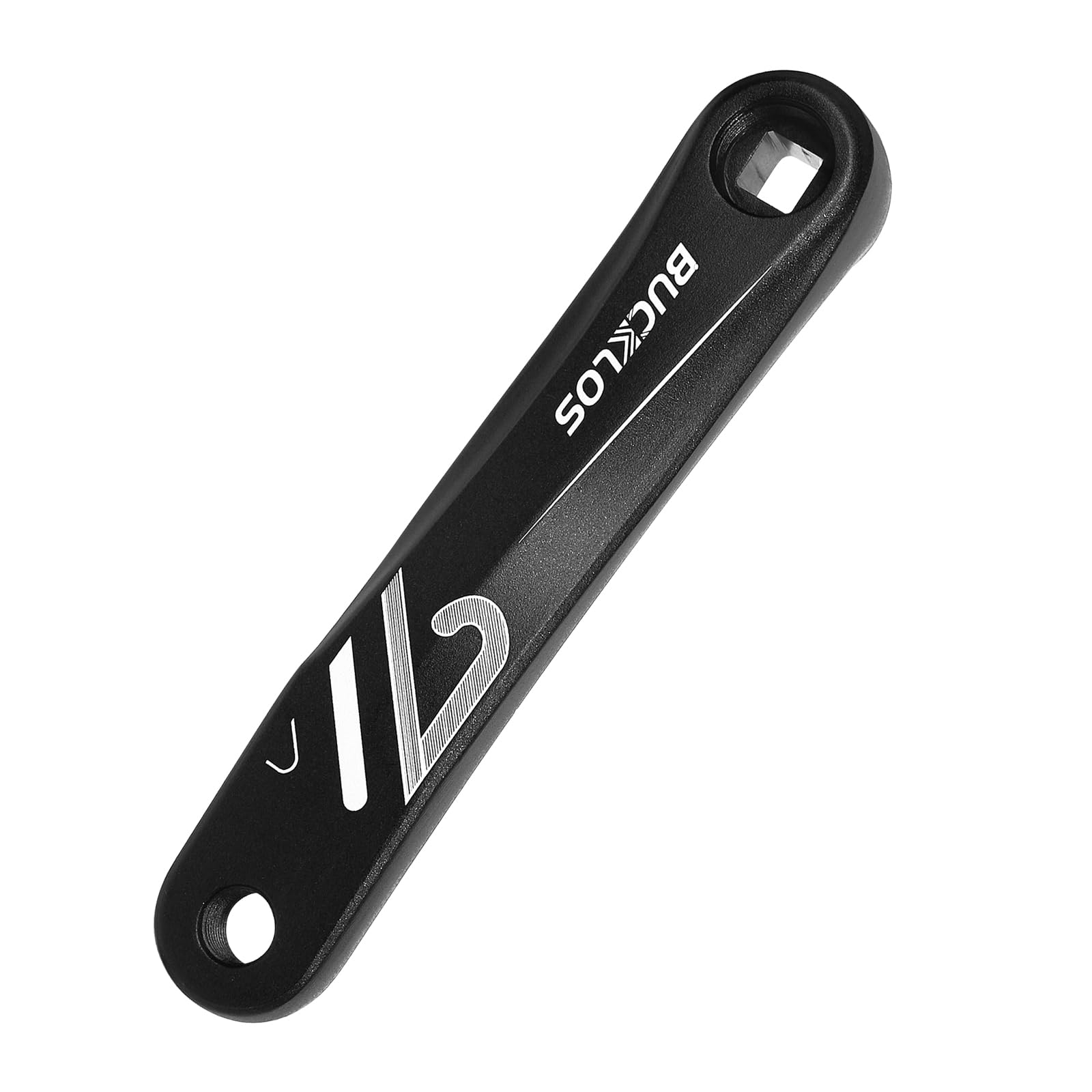 AEYINO Ebike Mountain Bike Square/Diamond Crank Arm -152MM/170MM MTB Aluminum Bicycle CrankSet for Road Bike/Exercise Bike/Fat Bike/Commuter Bike (Only Left 152mm Square Crank)