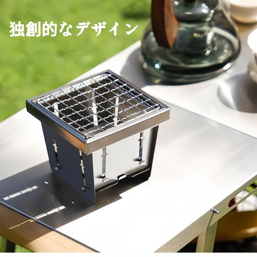 Amazon.co.jp: ZXM折りたたみ式小型BBQグリル 軽量コンパクト