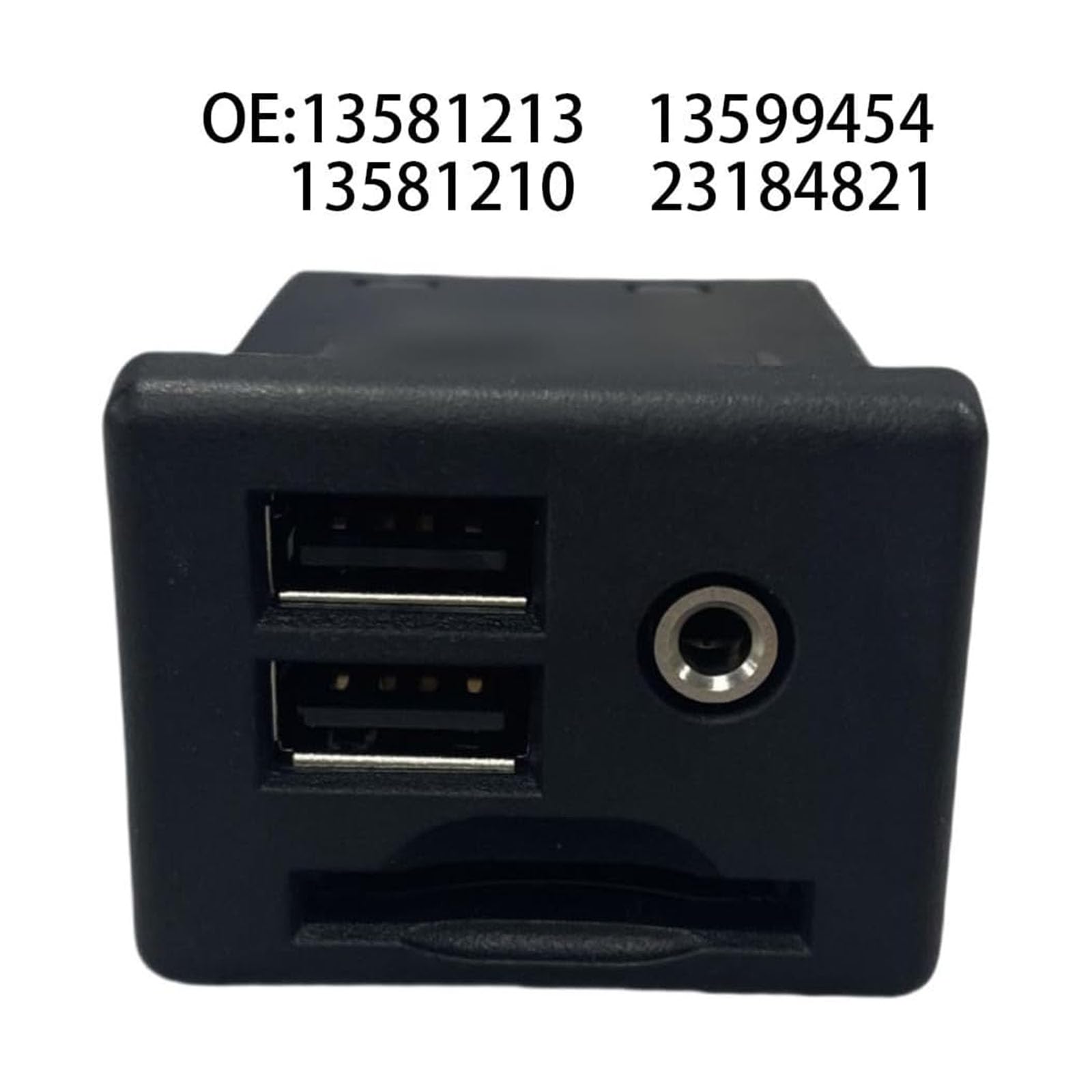 Accesorios automotrices para ATS 13581213 13599454 puertos USB, interfaces de tarjetas, conectores de consola central, puerto USB de repuesto OEM
