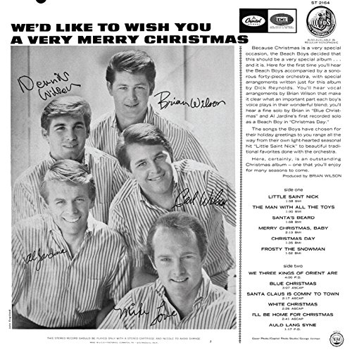 The Beach Boys’ Christmas Album-Cardboard Sleeve-High-Definition Deluxe Replica - Les Beatles, Paul McCartney, John Lennon, RIngo Starr, George Harrison The Beach Boys' Christmas Album-Cardboard Sleeve-High-Definition Deluxe Replica – Image 6