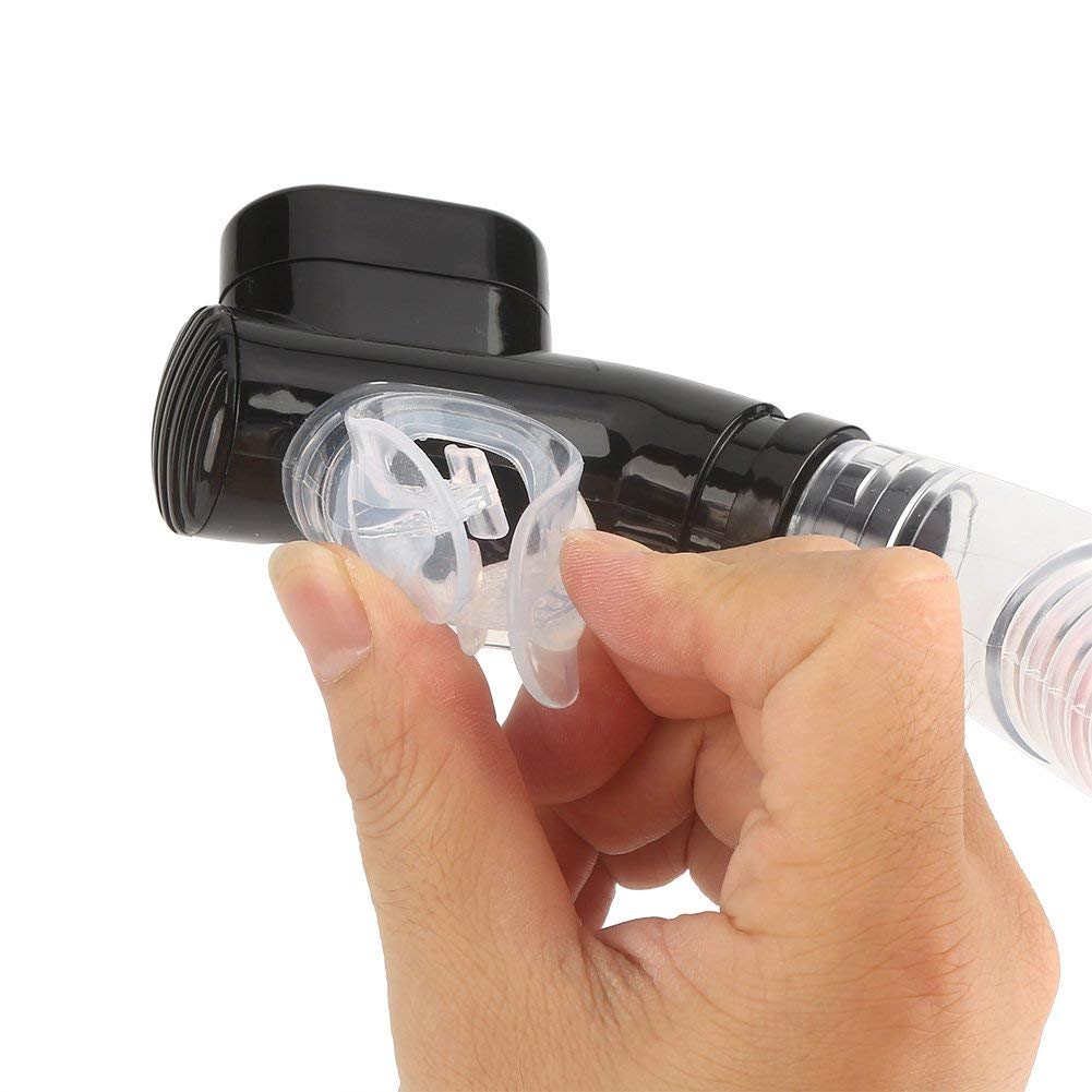 alomejor Dry Schnorchel Silikon trockene Luft Atmen Tube f¨¹r Tauchen und Schnorcheln mit komfortablen Mundst¨¹ck f¨¹r Erwachsene Herren Damen Jungen M?dchen, rose