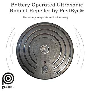 Pestbye® Long Life Battery Operated Sonic Rat and Mouse Repellent - Ultrasonic Rat & Mice Repeller