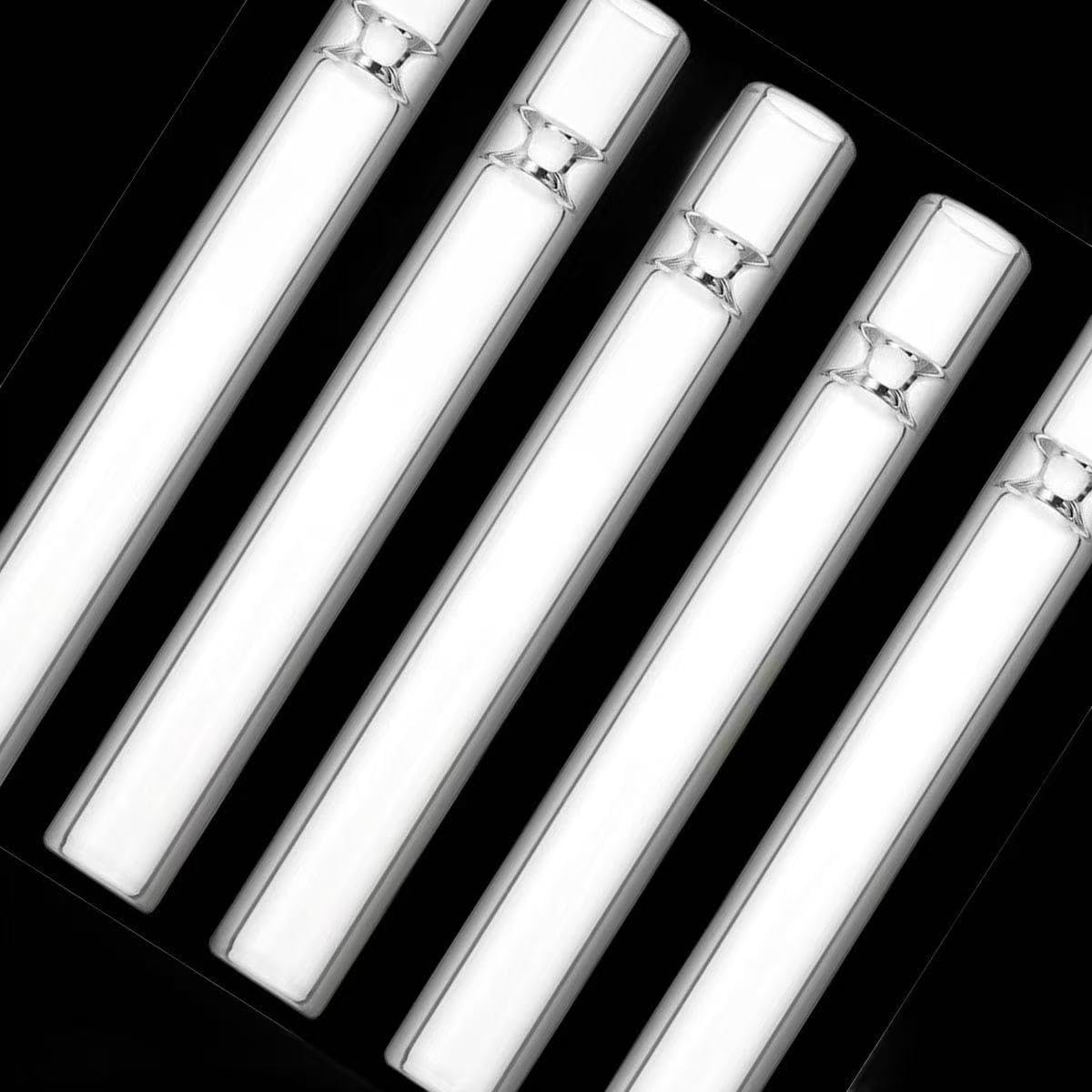 4 Inch Glass Pipe Oil Burner Clear Thick Glass Oil Pipe (5 Pcs)