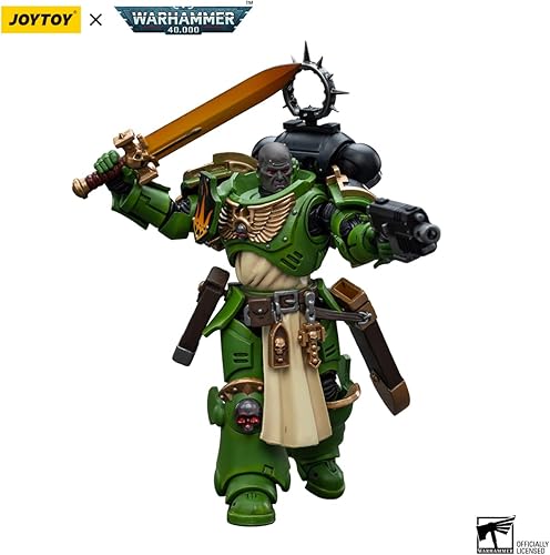 Miniatura 4 de JOYTOY 118 Warhammer 40,000 Figura de acción Dark Angels Bladeguard Veteran Anime Collection Modelo
