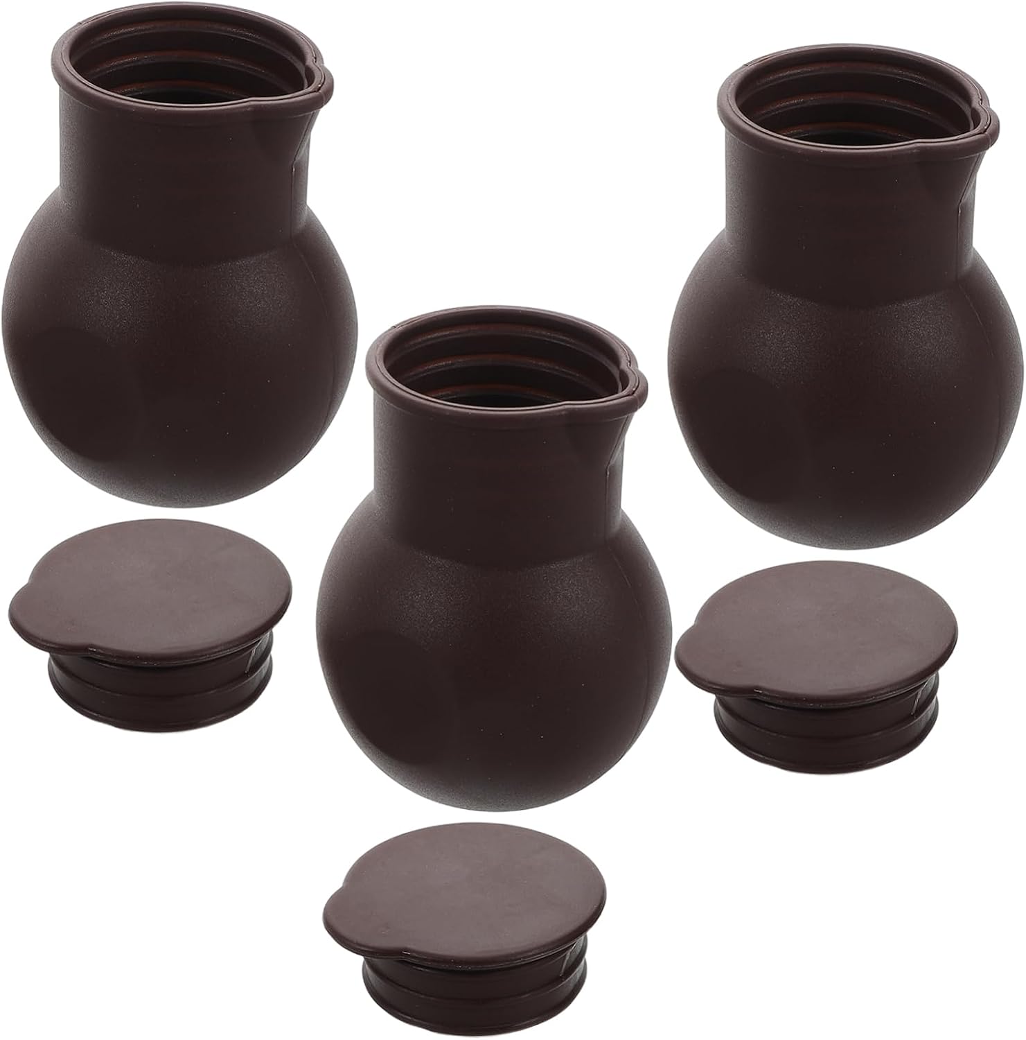 Silicone Chocolate Melting Pots 3pcs for Baking and DIY