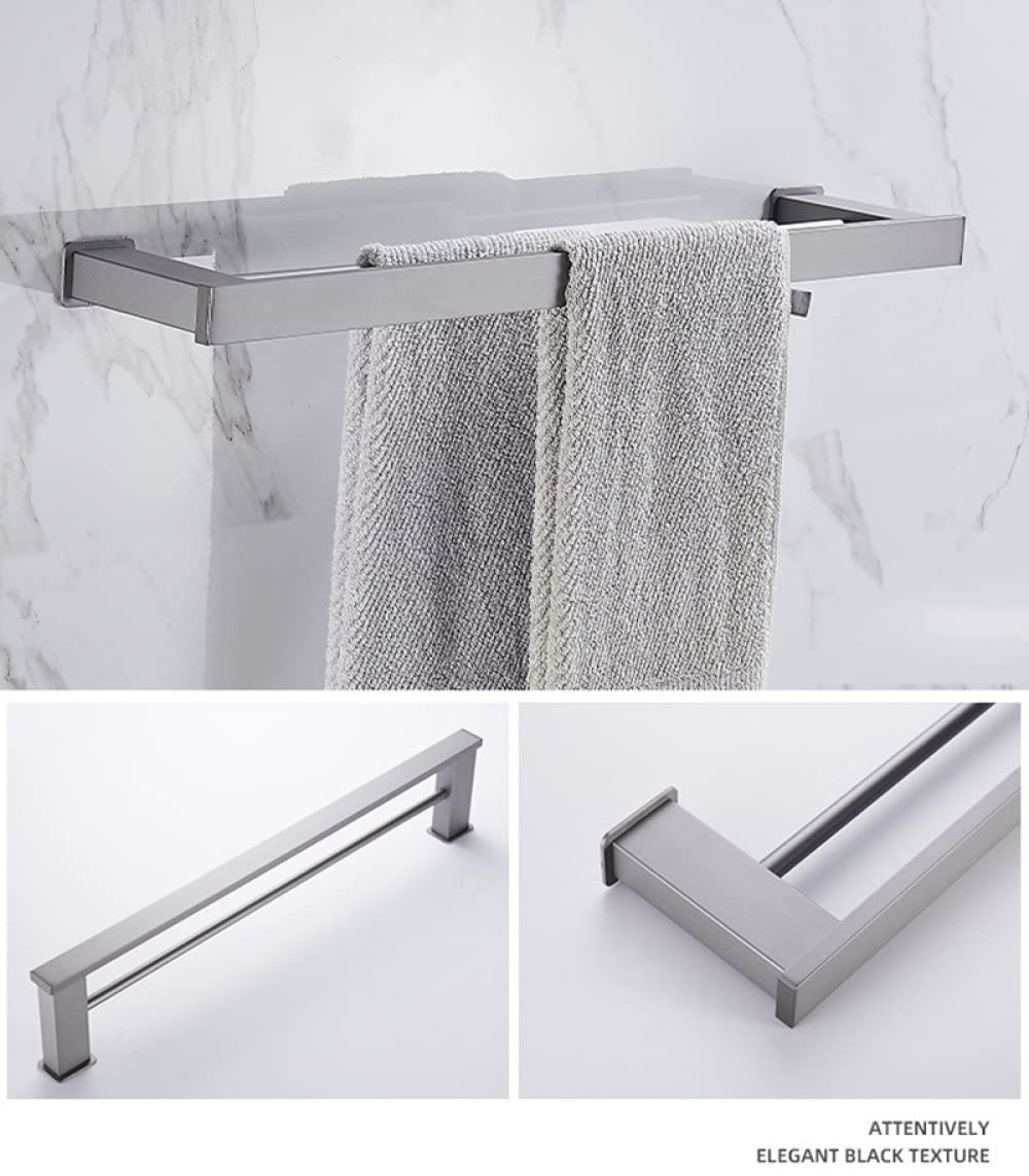 Herrajes de baño Juego de Accesorios de baño Toallero Portarrollos de Papel Barra de Toalla Estante de Esquina Inodoro