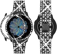 Vista 10 de SUPOIX Funda compatible con Samsung Galaxy Watch FE de 1.575 pulgadas 2024/Galaxy Watch 5/4 de 1.575 pulgadas, 1.732 pulgadas, 0.775 pulgadas