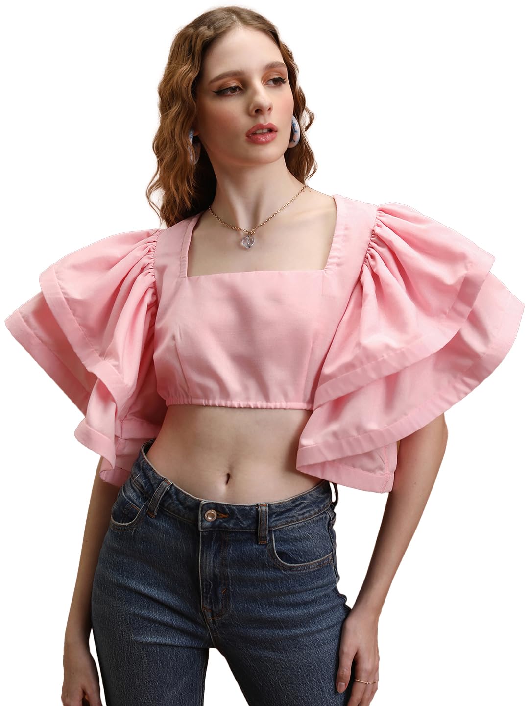 tokyo talkies Women's Solid Regular Fit Tops-picture-55