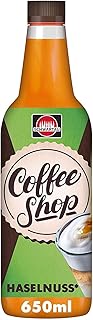 Schwartau Coffee Shop Haselnuss, Kaffeesirup zum Verfeinern von Kaffeespezialitäten, 650ml