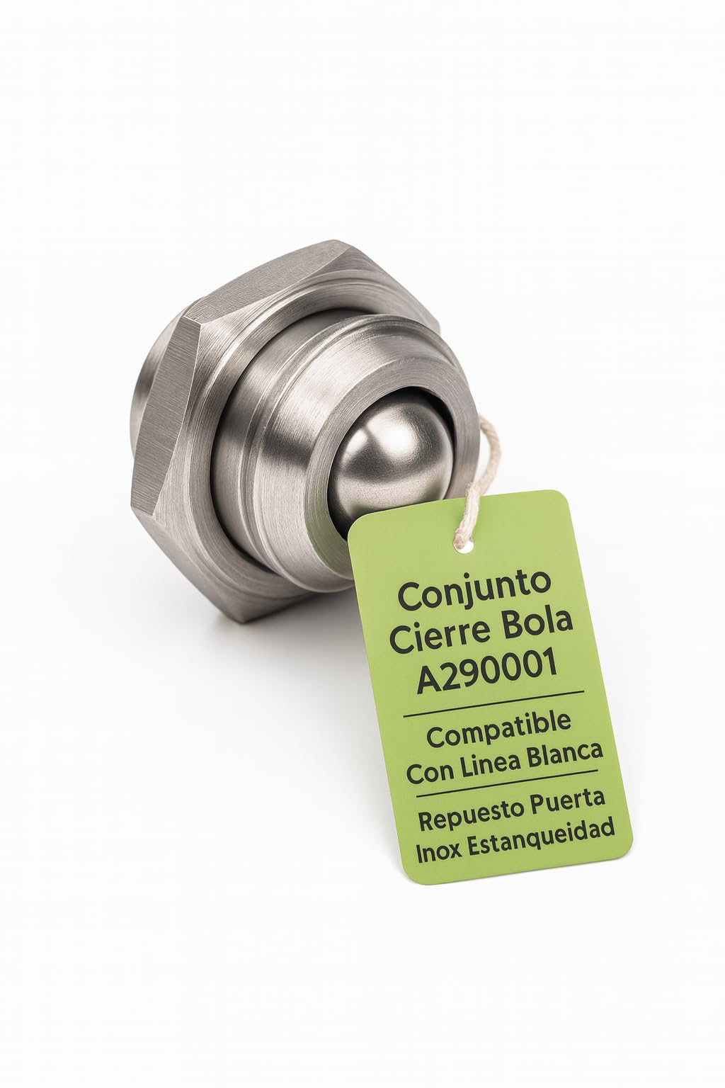 Conjunto Cierre Bola Lavavajillas Industrial Kit Puerta Estanqueidad Seguridad A290001 Acero Inoxidable Repuesto Profesional Sat Hostelería Compatible Multimarca MáquinasGN