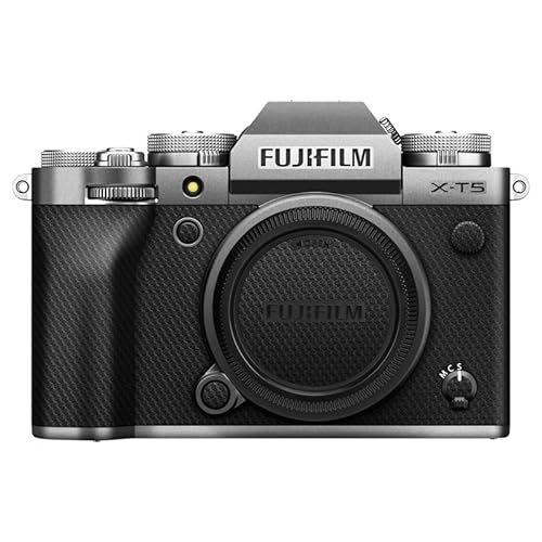 JJC カメラ 保護レザーフィルム カメラ本体 保護フィルム 富士フィルム Fujifilm Fuji X-T5 XT5 カメラ 用 3M材料 シルバー