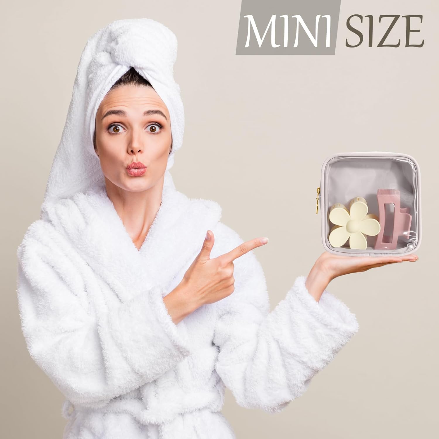 Kacctyen 12 Pcs Mini Makeup Bag Nylon Small Pouch for Purse Mini Square Nylon Pouch with Zipper Small Cosmetic Travel Makeup Bag Purse Organizer for Women(Morandi Color,Translucent) - Image 5