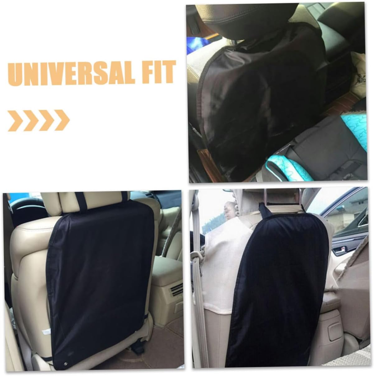 2pcs Kick Mats for Boy Girl Durable Backseat Protectors Easy to Install Covers for Car Seats Prevents Dirt and Stains from Boy Girl Feet