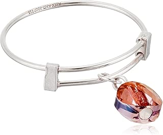 Crystal Infusion Expandable Wire Orchid Sterling Silver Adjustable Ring, Size 5-7 - coolthings.us