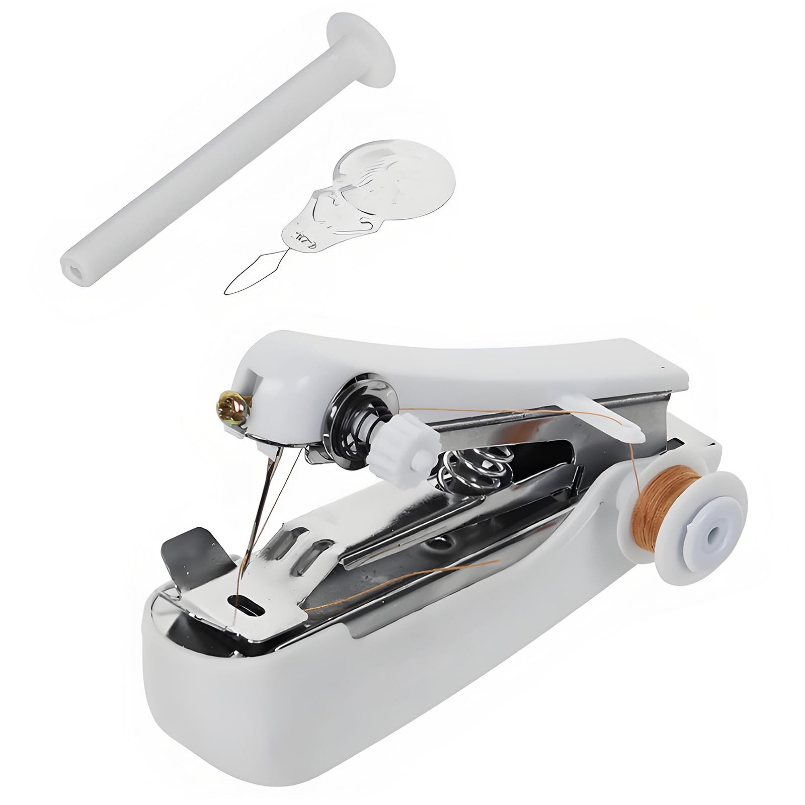 Zxfdsfdbnm Handheld Sewing Machine Manual Handy Needlework Tool Portable Small Sewing Machine Manual