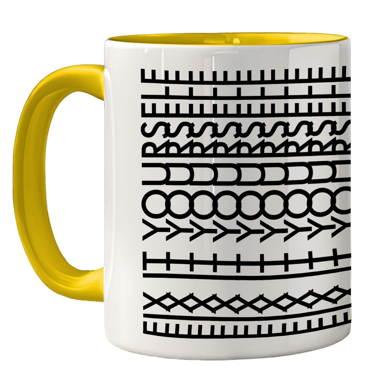 Stuff4 Men's Yellow Funny Mug For Wo - Fix It Yourself - Rude Sarcastic Slogan Gifts For Work Colleagues, Crude Fun Novelty Joke Gag Gift Humour Birthday Friends, 11Oz Ceramic Premium Mugs Cup