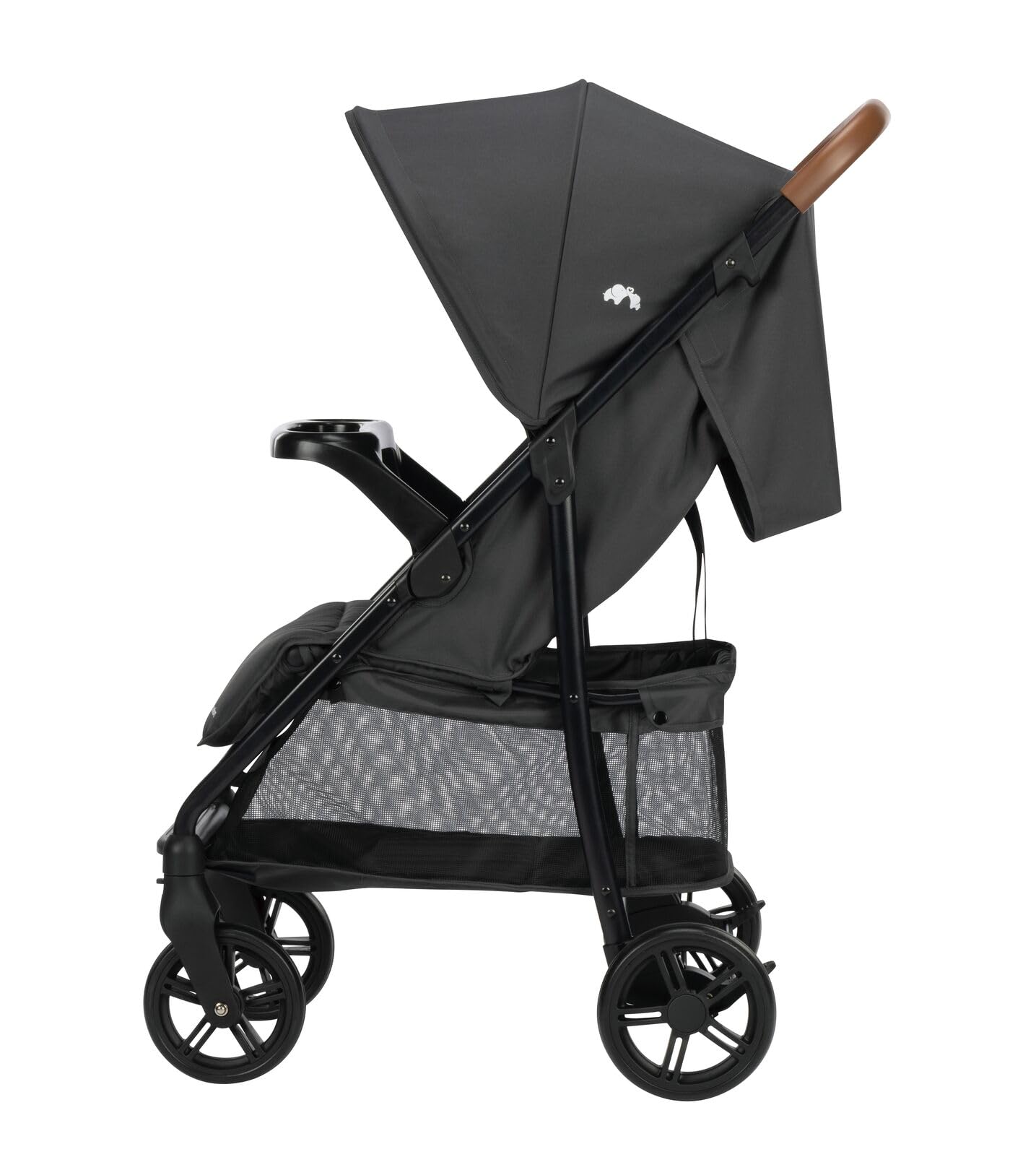 Bebeconfort Misty Duo, 2 en 1 Poussette Compacte, Panier spacieux jusqu'à 8 kg, Plateau pour la sécurité et le jeu, Poussette Pliable, 0 à 4 ans, 0-22kg, avec Siège Auto Bébé i-Size, Mineral Graphite