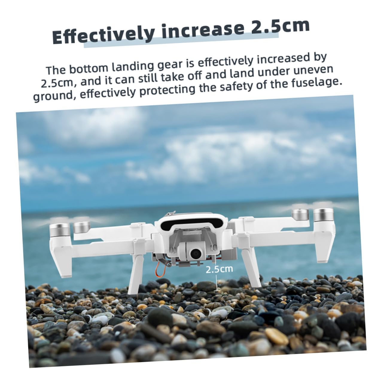 Toddmomy Lanciatore per Drone X8se 2020 Accessorio di Rilascio Carico Utile 100g Carrello di Atterraggio Esteso per Lancio Esche e Pubblicità, Compatibile per Appassionati e Hobbisti Drone