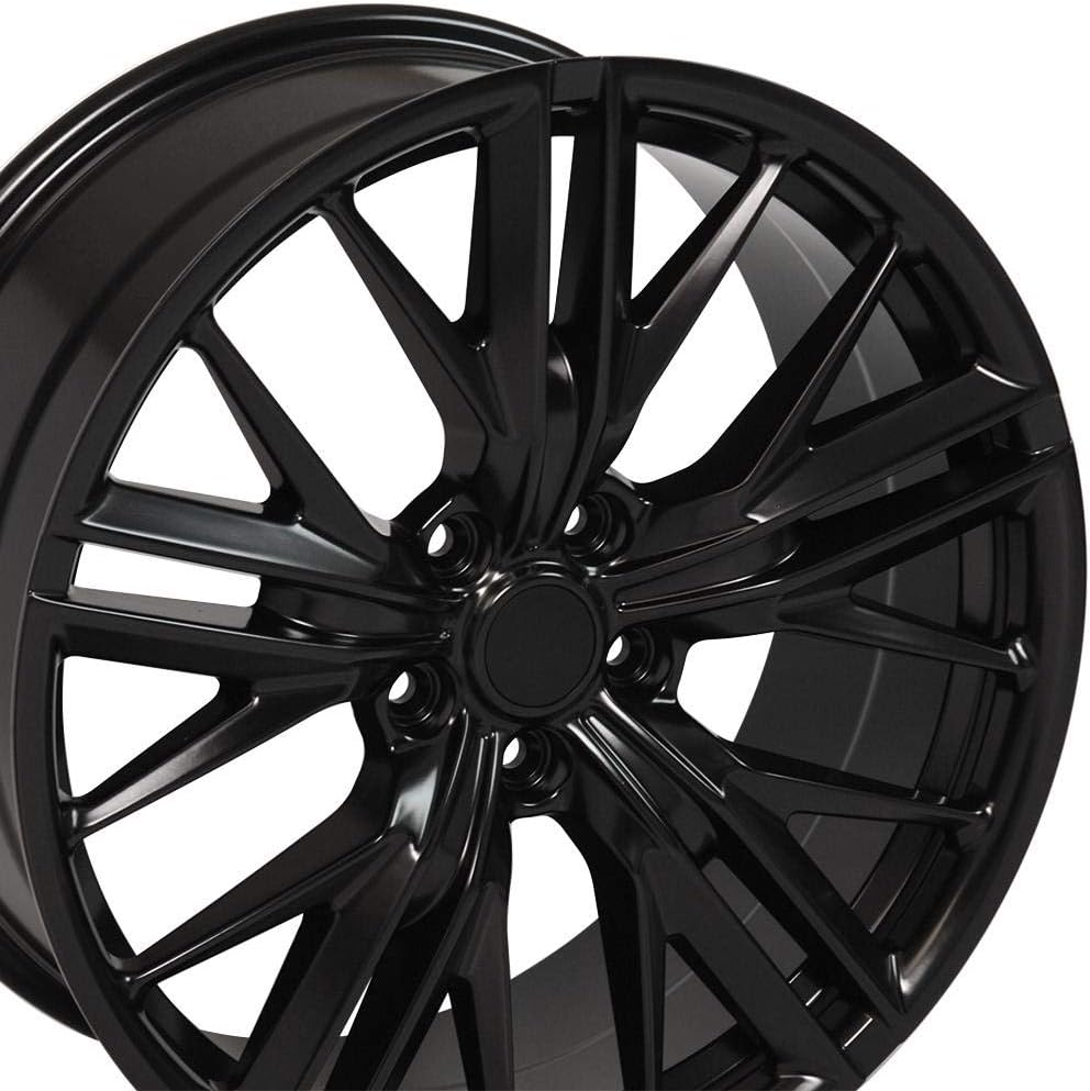 OE Wheels CV25 20 Inch Rim Fits Camaro ZL1 Style 5x120 20x9.5 Satin Black - Hollander 5773 (1)
