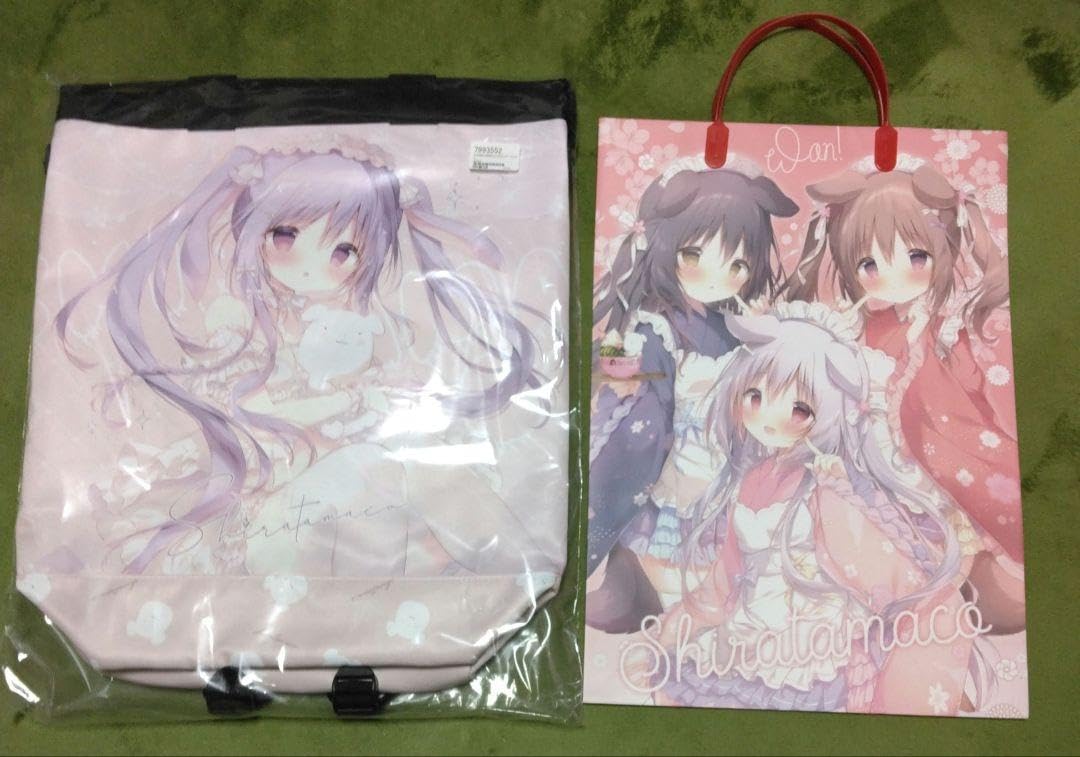しらたまこ　しらたま　ビッグトート　紙袋　コミケ Yahoo!オークション - 新品 C102 コミケ102 しらたまこ しらたまガー