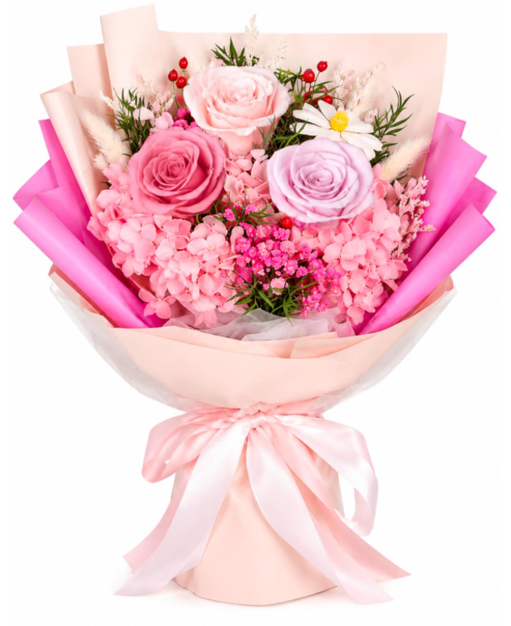 Fleur préservée pour livraison, cadeaux d'anniversaire pour femme, maman