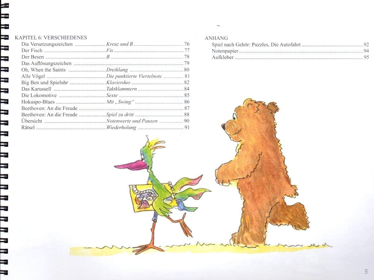 Tastenzauberei Klavierschule Band 1+ Online-Audiotracks Mikrofasertuch, Bleistift, Notenklammer und 7 lustigen Smiley-Stickern - Spiralbuchbindung