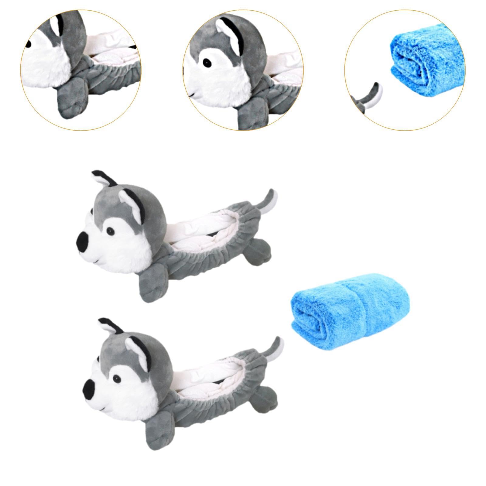 Oshhni Couvre-Lames de Patins à Glace, Housse de Patinage Robuste pour Hommes et Femmes, Protecteur de de Patin en Forme d'animal, Housses de Patins