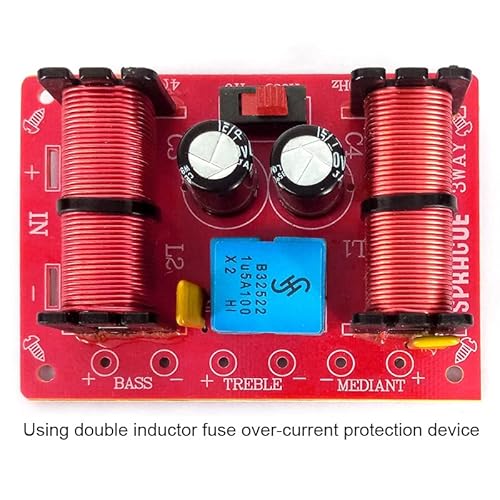 Drisentri 150W 3 Way 3 Speaker Unit Hifi Home Speakers Audio Frequency Divider Crossover Filters #TOP6