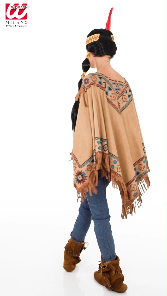Boland - Luxe dierenponcho, cape, kostuumaccessoire, accessoire voor festival, carnaval of themafeest