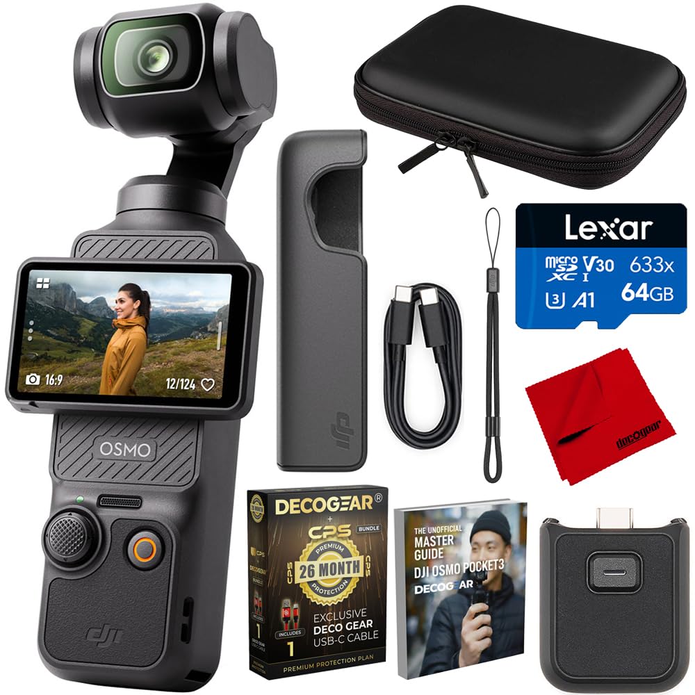 Amazon.com : DJI CP.OS.00000301.01 Osmo Pocket 3 4K 120fps