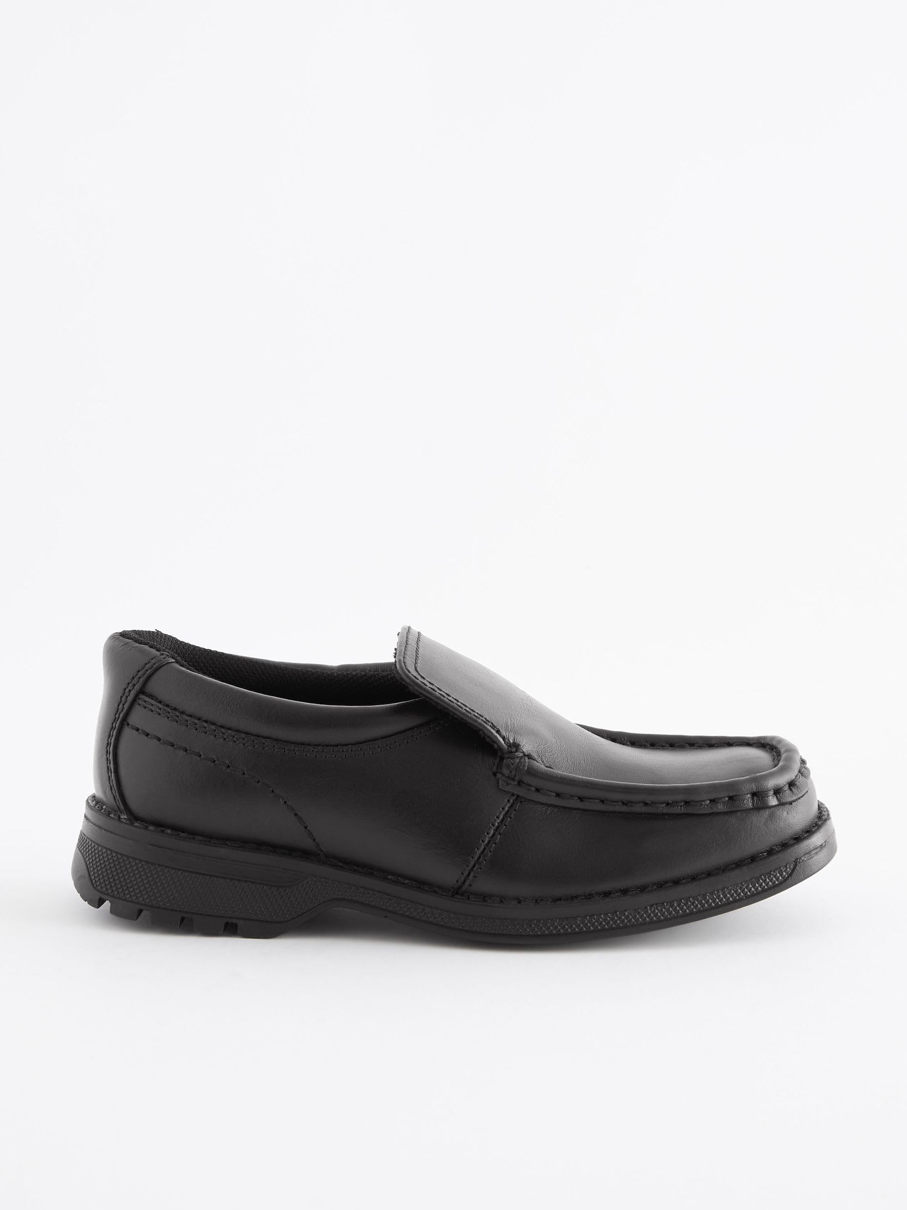 NEXT Niños Mocasines Escolares de Cuero