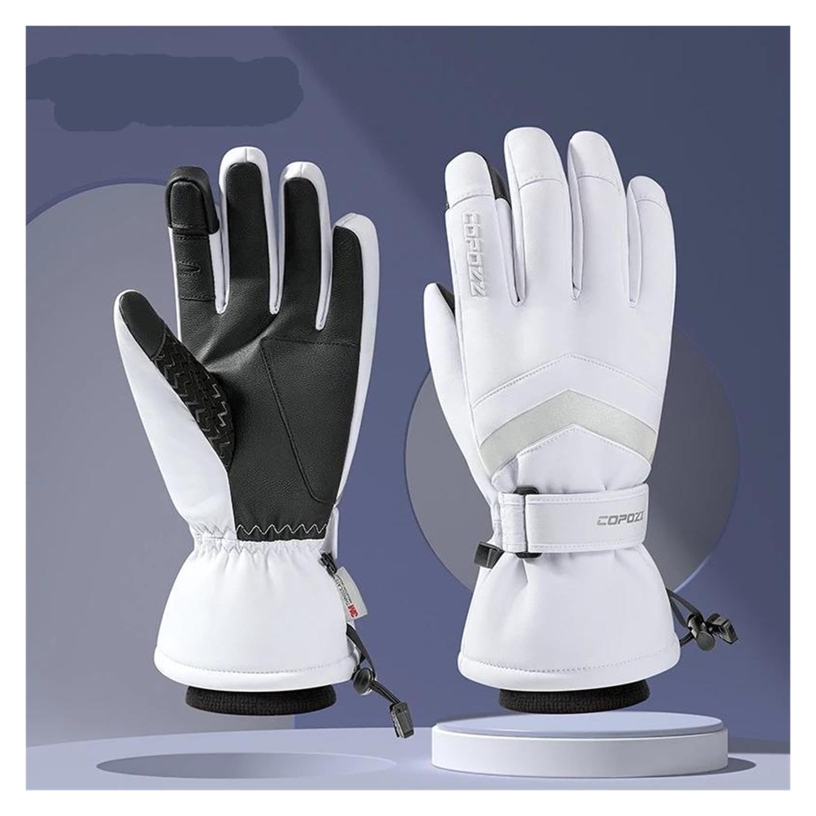 1 pz Guanti da sci invernali da donna antivento