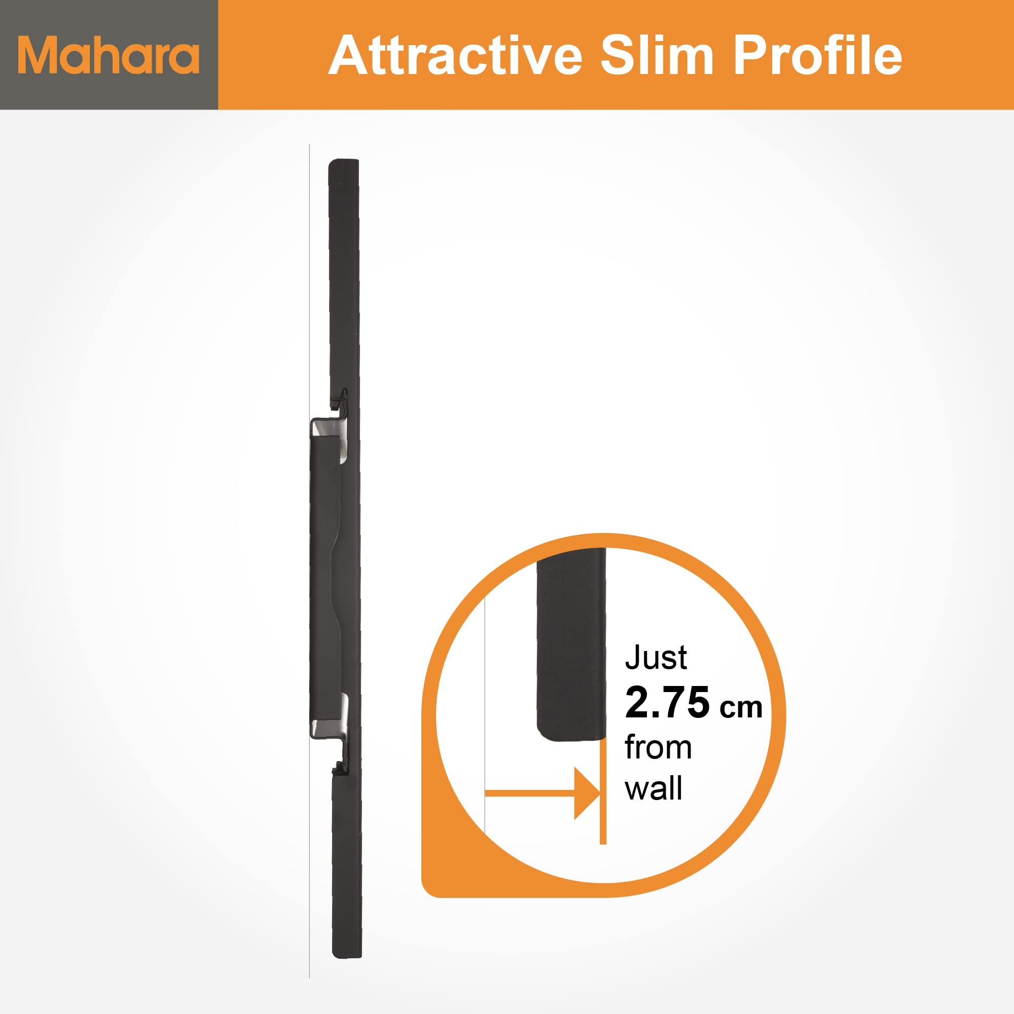 Trade Shop - Staffa Porta Tv Monitor Da 37" A 55" Supporto Parete Soffitto 360° Fino 50kg - | Leroy Merlin - Foto 7